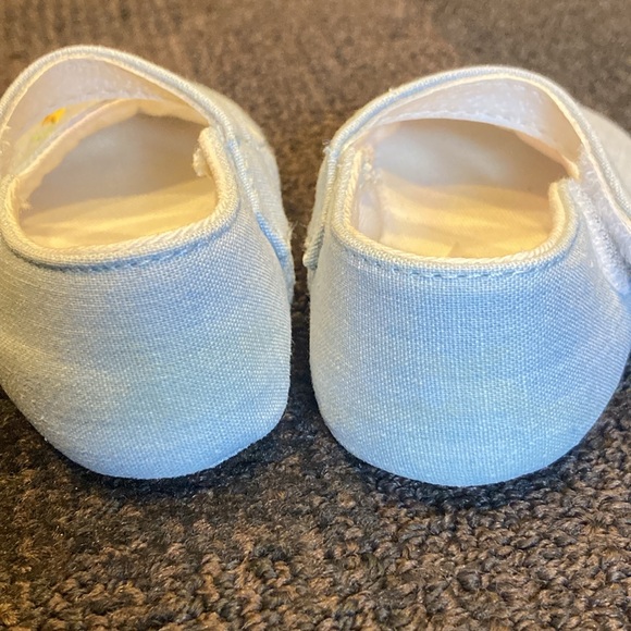 VNTG Chambray BabyGAP One Piece Cotton Jumpsuit w/Shoes 6-12 Month - Picture 11 of 14